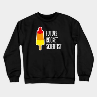 Future rocket scientist popsicle rocket graduation Crewneck Sweatshirt